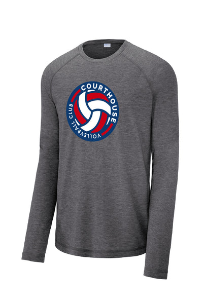 Courthouse VBC Wicking Raglan Long Sleeve Tee (Adult Unisex)