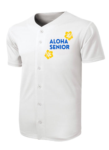 Aloha HS Senior 2024 Full-Button Jersey(NO NAME)