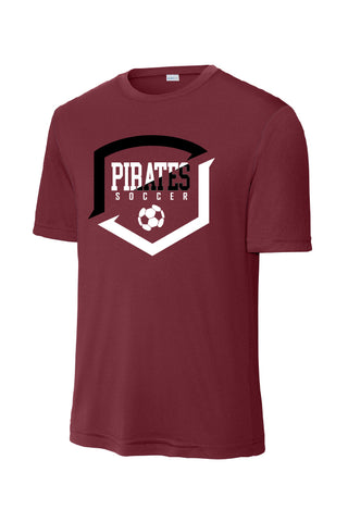 Dayton Pirates Soccer Tech Short Sleeve Tee (Adult Unisex)