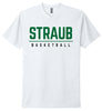 STRAUB BASKETBALL 25 SHORT SLEEVE TEE (YOUTH & ADULT UNISEX)