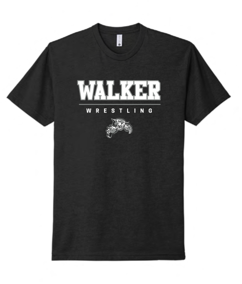 Walker Wildcats Wrestling 25 Jersey Short Sleeve Tee (Youth & Adult Unisex)