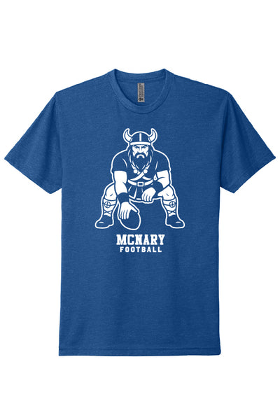 McNary Football Short Sleeve Tee (Adult Unisex)