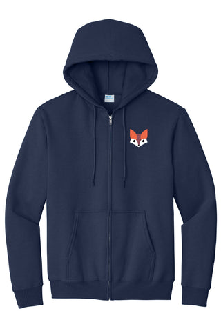 MITCH Fox Full-Zip Hoodie (Adult Unisex)