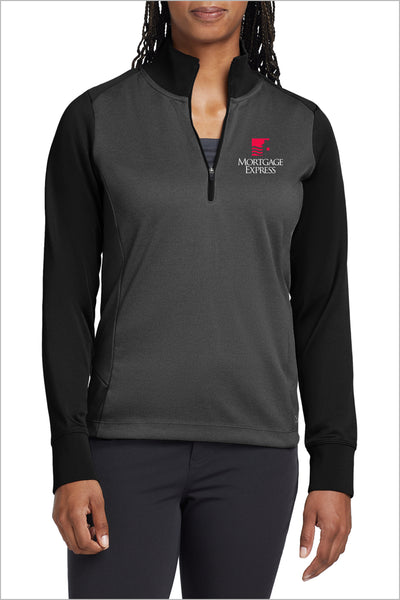 Mortgage Express Nike Dri-FIT 1/2-Zip Cover-Up (Womens)