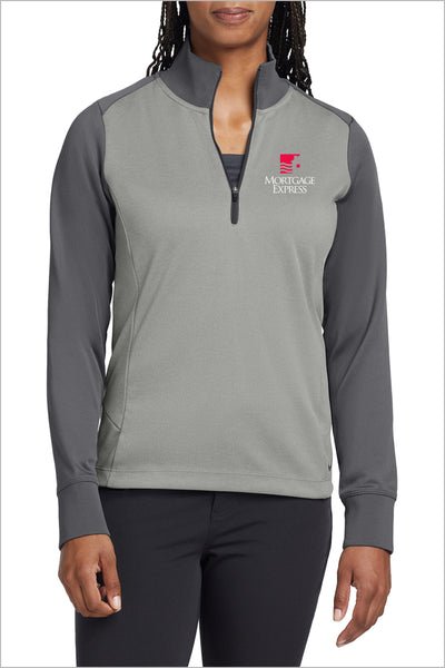 Mortgage Express Nike Dri-FIT 1/2-Zip Cover-Up (Womens)