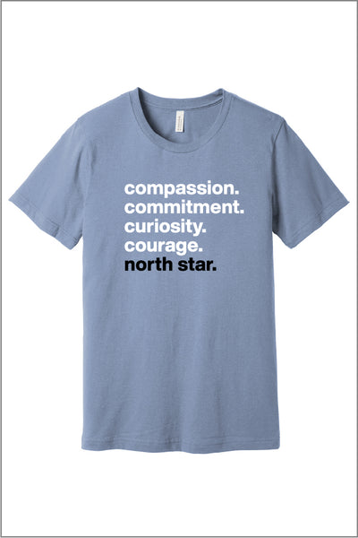 North Star Four C's Short Sleeve Tee (Adult Unisex)