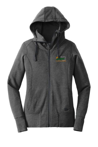OOM Tri-Blend Fleece Full-Zip Hoodie (Womens)