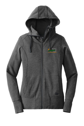 OOM Tri-Blend Fleece Full-Zip Hoodie (Womens)