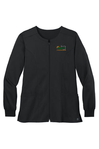 OOM Snap-Front Scrub Jacket (Womens)