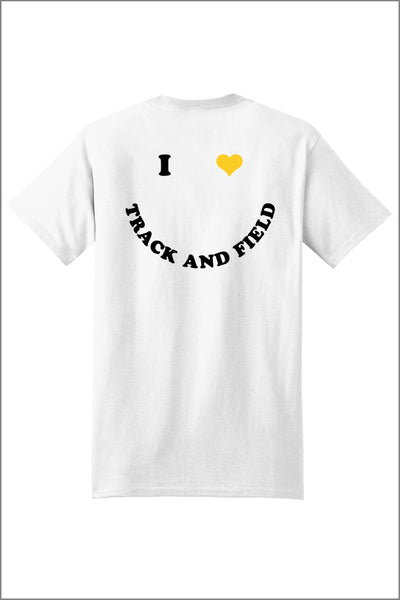 Pacific Crest I Love Track and Field Hanes® Beefy-T® (Adult Unisex)