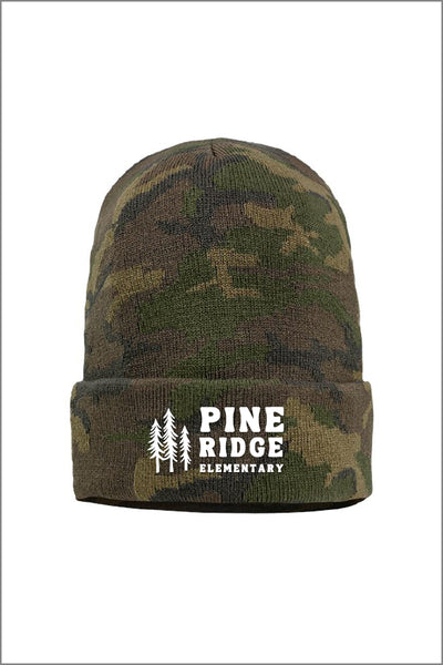 Pine Ridge Solid Cuffed Beanie (One Size)