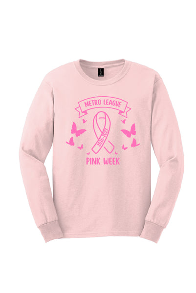 Pink Week Long Sleeve Tee Shirt