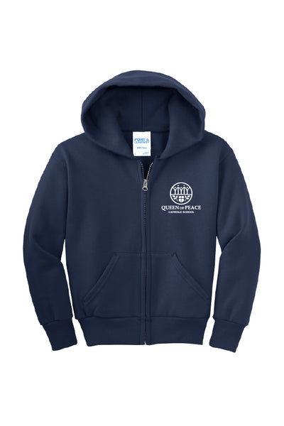 Queen of Peace Full-Zip Hoodie (Youth)