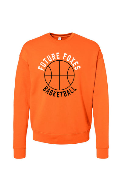 Future Foxes Basketball Fleece Drop Shoulder Crewneck (Adult Unisex)