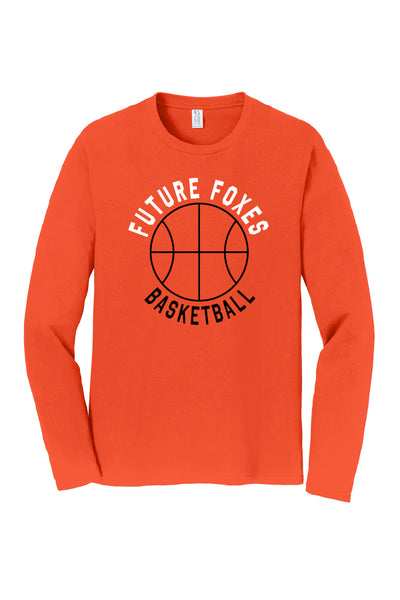 Future Foxes Basketball Long Sleeve Tee (Youth & Adult Unisex)