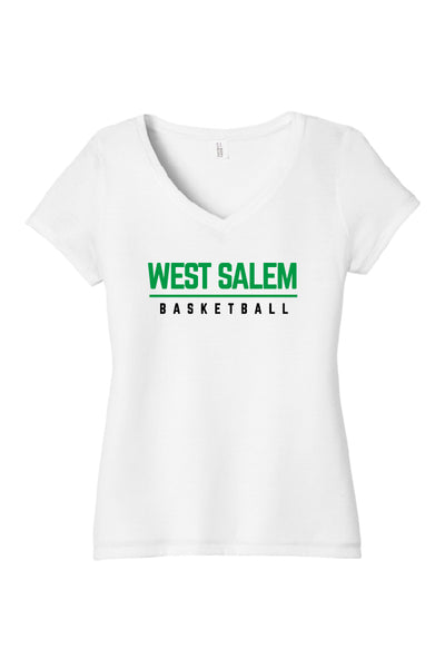 2024 WSHS Basketball V-Neck Tee (Womens)