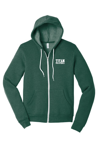 Titan Volleyball Full-Zip Hoodie (Adult Unisex)