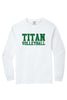 Titan Volleyball Heavyweight Long Sleeve Tee (Adult Unisex)