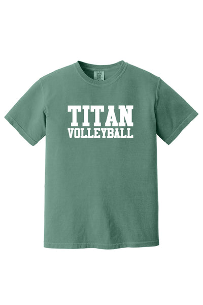 Titan Volleyball Heavyweight Short Sleeve Tee (Adult Unisex)