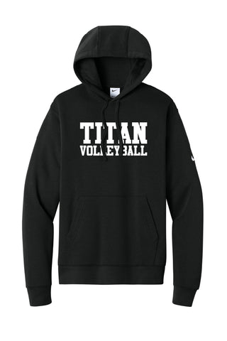 Titan Volleyball Nike Club Fleece Sleeve Swoosh Pullover Hoodie (Adult Unisex)