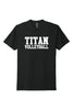 Titan Volleyball Short Sleeve Tee (Adult Unisex)