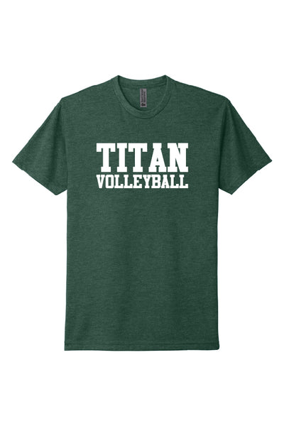 Titan Volleyball Short Sleeve Tee (Adult Unisex)