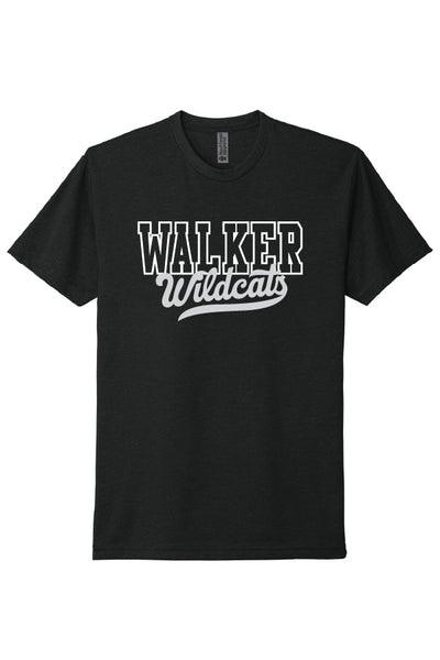 Walker Wildcats 2026 Script Short Sleeve Tee (Adult Unisex)