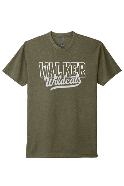Walker Wildcats 2026 Script Short Sleeve Tee (Adult Unisex)