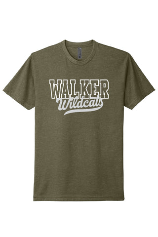 Walker Wildcats 2026 Script Short Sleeve Tee (Adult Unisex)