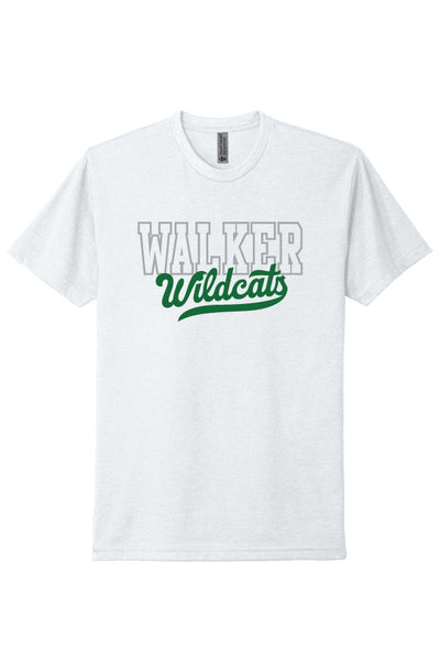 Walker Wildcats 2026 Script Short Sleeve Tee (Adult Unisex)