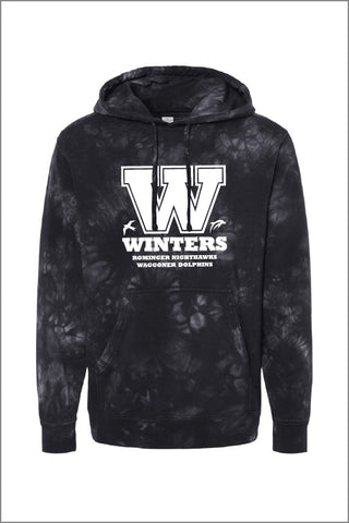 Winters Midweight Tie-Dyed Hoodie (Adult Unisex)