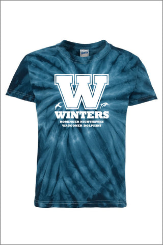 Winters Cyclone Vat-Dyed Pinwheel Short Sleeve Tee Shirt (Youth)
