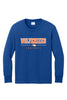 Wolverines Football Long Sleeve Tee (Youth and Adult Unisex Sizes)