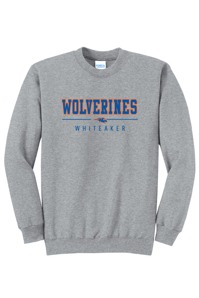 Whiteaker Wolverines Crewneck (Youth and Adult Unisex Sizes)