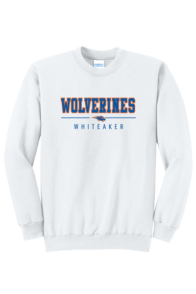 Whiteaker Wolverines Crewneck (Youth and Adult Unisex Sizes)