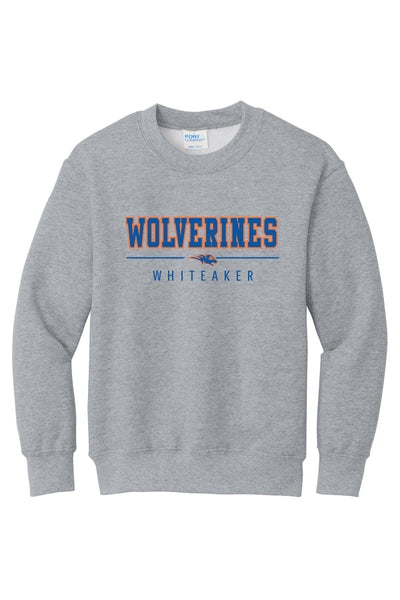 Whiteaker Wolverines Crewneck (Youth and Adult Unisex Sizes)