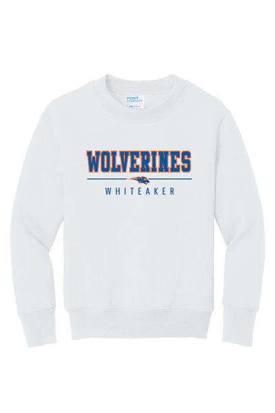 Whiteaker Wolverines Crewneck (Youth and Adult Unisex Sizes)