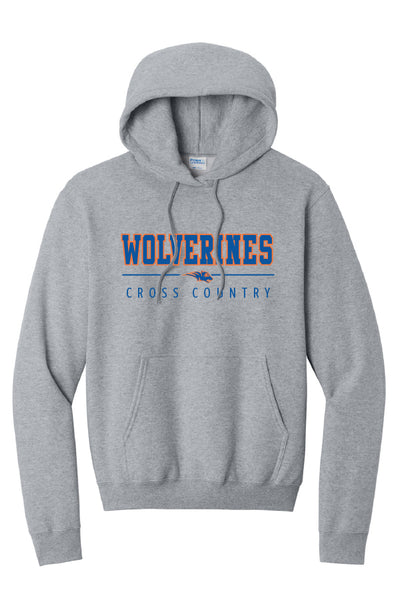 Wolverines Cross Country Hoodie (Youth and Adult Unisex Sizes)