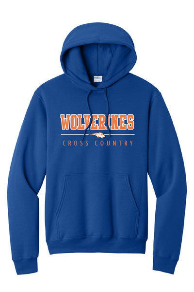 Wolverines Cross Country Hoodie (Youth and Adult Unisex Sizes)