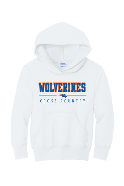 Wolverines Cross Country Hoodie (Youth and Adult Unisex Sizes)