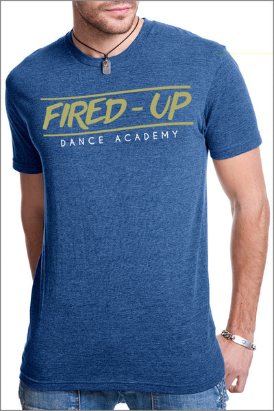 Fired-Up Tri-Blend Tee Shirt (Mens)