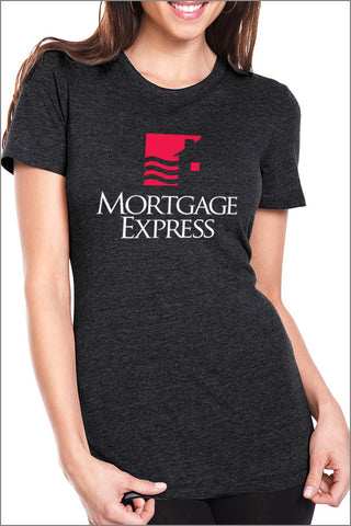 Mortgage Express Tri-Blend Tee Shirt (Womens)