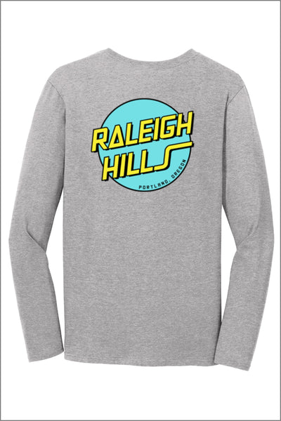 Raleigh Hills Retro Long Sleeve Tee Shirt (Adult + Youth)