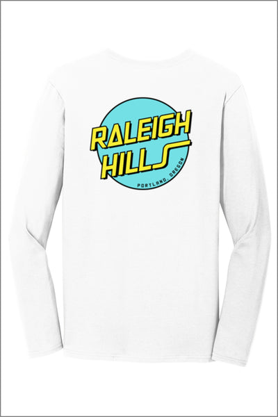 Raleigh Hills Retro Long Sleeve Tee Shirt (Womens)