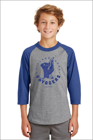 Village Home Baseball Raglan 3/4 Tee (Youth)