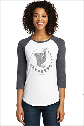 Village Home Baseball Raglan 3/4 Tee (Womens)