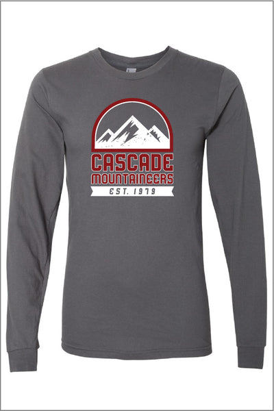 Cascade Fine Jersey Long Sleeve T-Shirt (Adult Unisex)