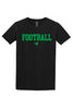 25 WS FOOTBALL Short Sleeve Tee (Adult Unisex)