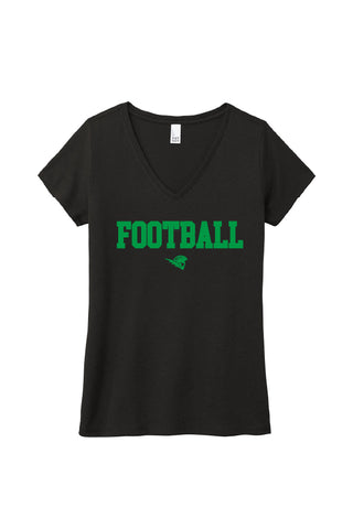 25 WS FOOTBALL V-Neck Tee (Womens)