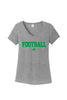 25 WS FOOTBALL V-Neck Tee (Womens)